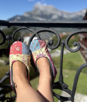 Kapcie patchwork (r.38)